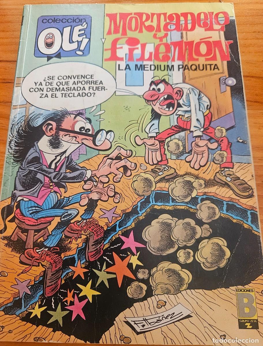 Tebeos: Mortadelo y Filem&oacute;n - La Medium Paquita - Colecci&oacute;n Ol&eacute; 320 - M.73 1988 Ediciones B