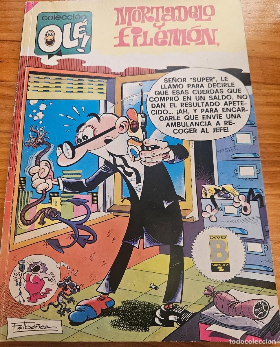 Tebeos: Mortadelo y Filem&oacute;n con el Botones Sacarino - Colecci&oacute;n Ol&eacute; 174 - M. 139 1989 Ediciones B