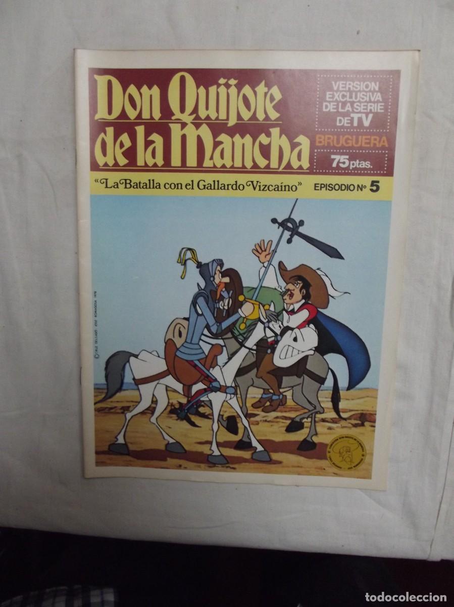 Tebeos: DON QUIJOTE DE LA MANCHA EPISODIO N&ordm; 5 LA BATALLA CON EL GALLARDO VIZCAINO