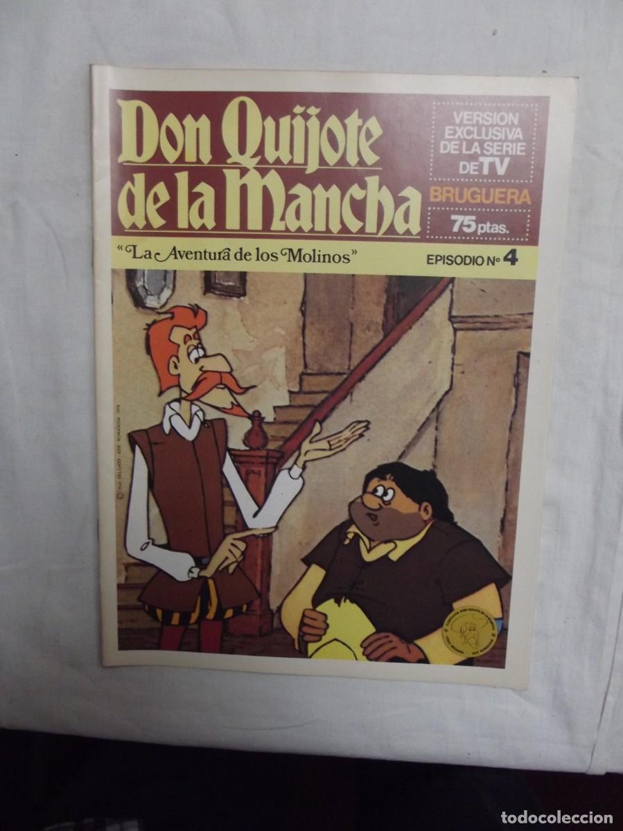 Tebeos: DON QUIJOTE DE LA MANCHA EPISODIO N&ordm; 4 LA AVENTURA DE LOS MOLINOS