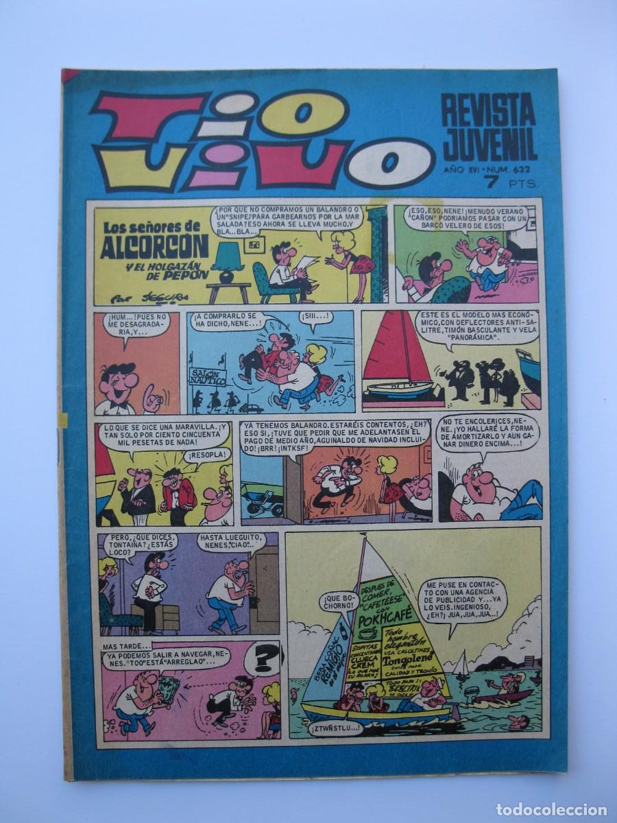 Tebeos: TIO VIVO - A&Ntilde;O XVI - N&ordm; 632 - EDITORIAL BRUGUERA - A&Ntilde;O 1973.