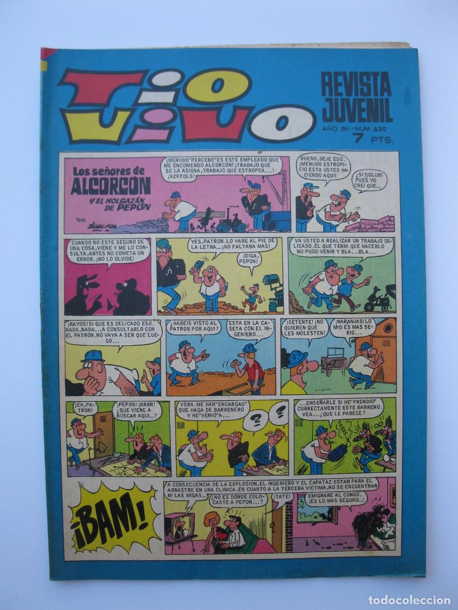 Tebeos: TIO VIVO - A&Ntilde;O XVI - N&ordm; 630 - EDITORIAL BRUGUERA - A&Ntilde;O 1973.