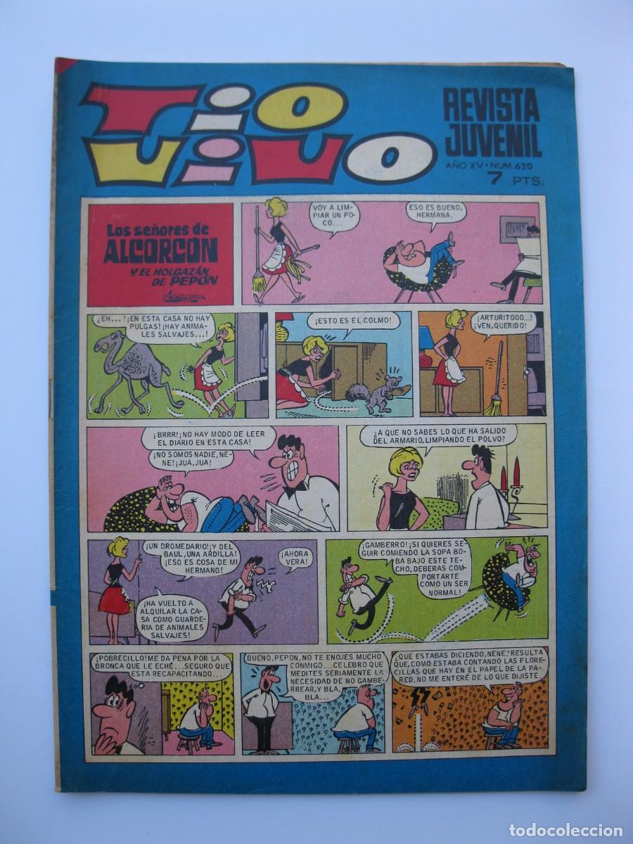Tebeos: TIO VIVO - A&Ntilde;O XVI - N&ordm; 620 - EDITORIAL BRUGUERA - A&Ntilde;O 1973.