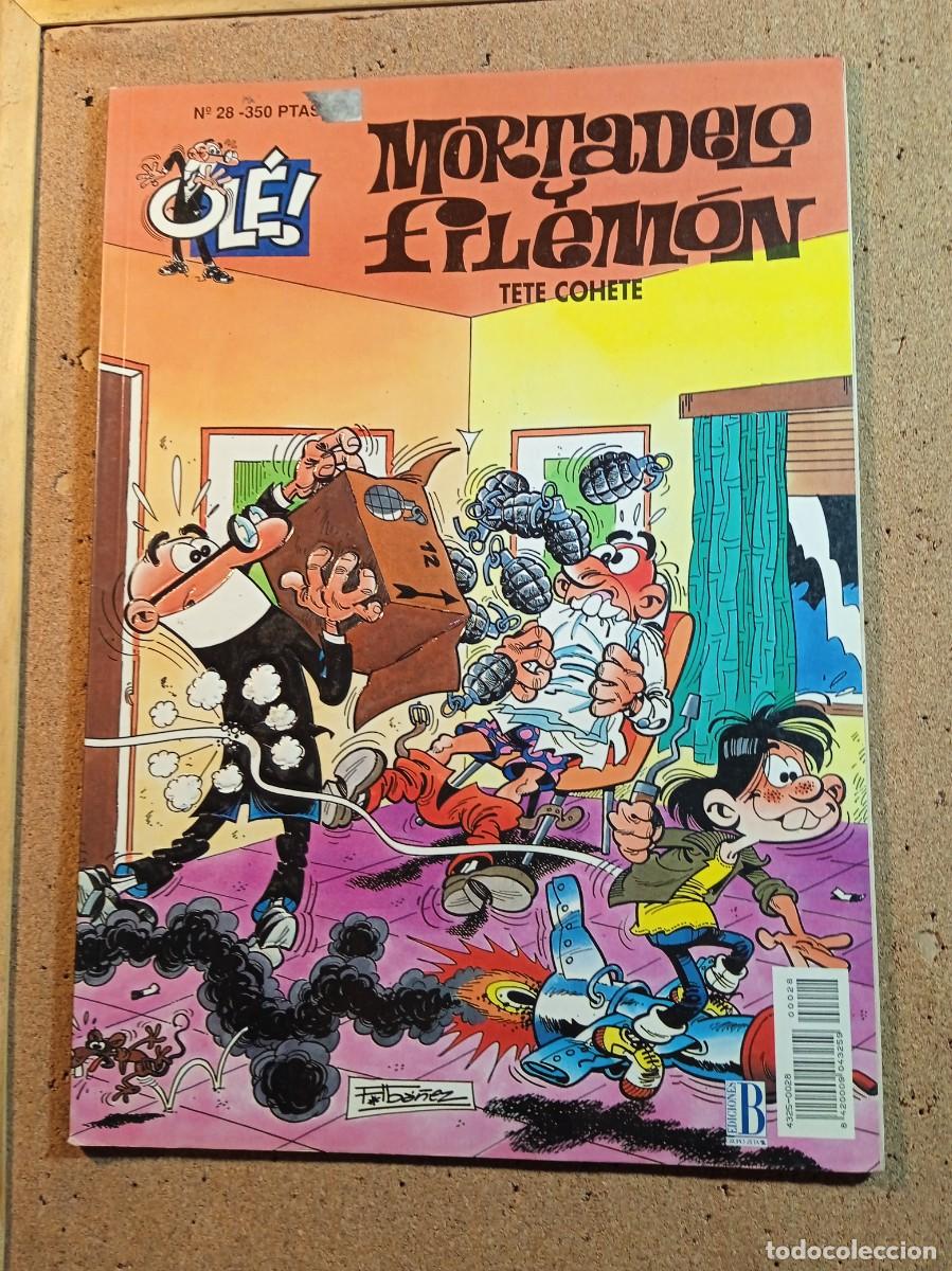 Tebeos: TEBEO DE OLE MORTADELO Y FILEMON EN TETE COHETE DEL A&Ntilde;O 1993 N&ordm; 28