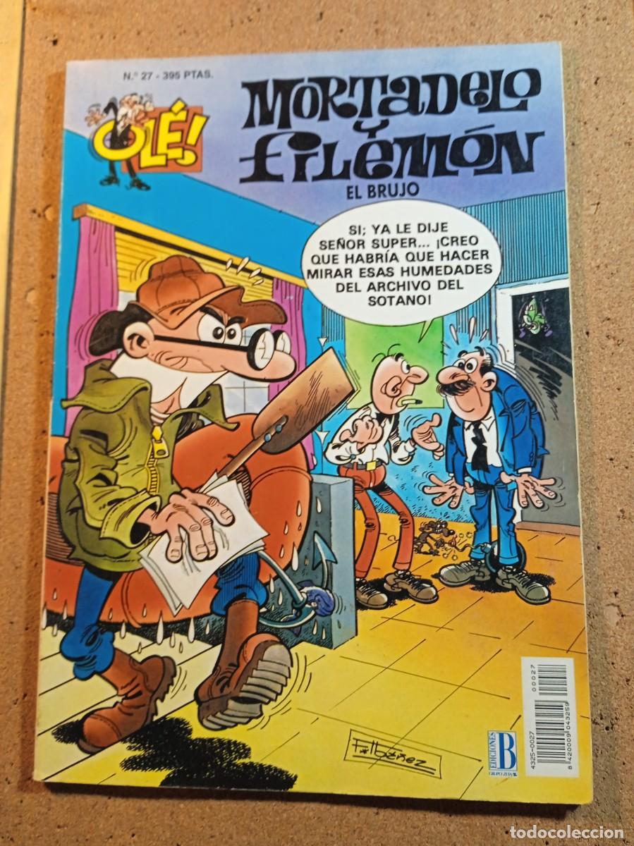 Tebeos: TEBEO DE OLE MORTADELO Y FILEMON EN EL BRUJO DEL A&Ntilde;O 1996 N&ordm; 27