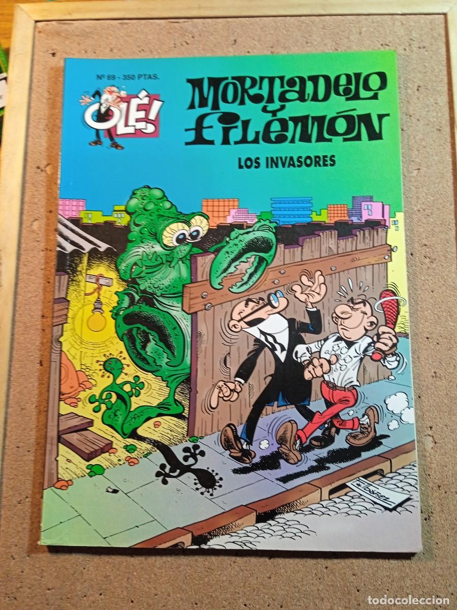 Tebeos: TEBEO DE OLE MORTADELO Y FILEMON EN LOS INVASORES DEL A&Ntilde;O 1994 N&ordm; 69