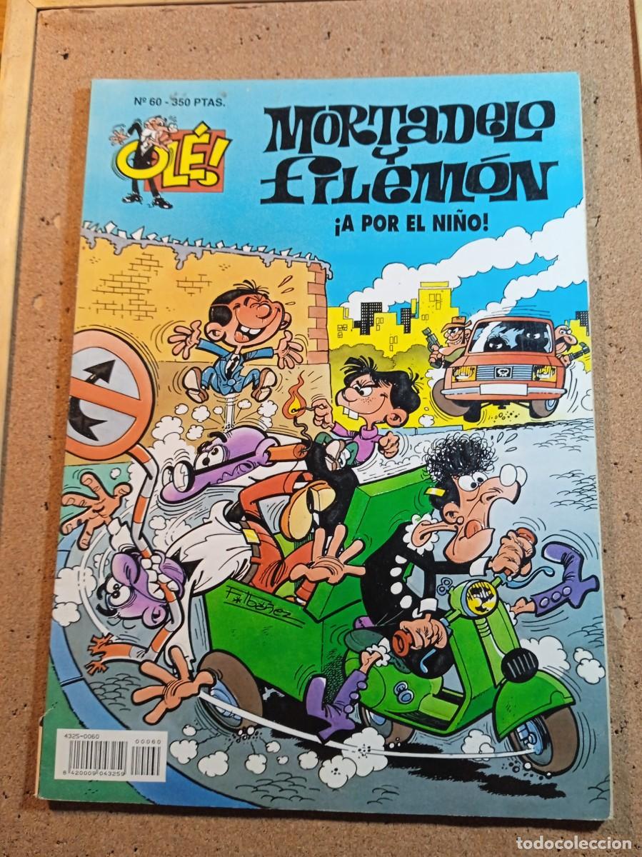 Tebeos: TEBEO DE OLE MORTADELO Y FILEMON EN A POR EL NI&Ntilde;O DEL A&Ntilde;O 1994 N&ordm; 60