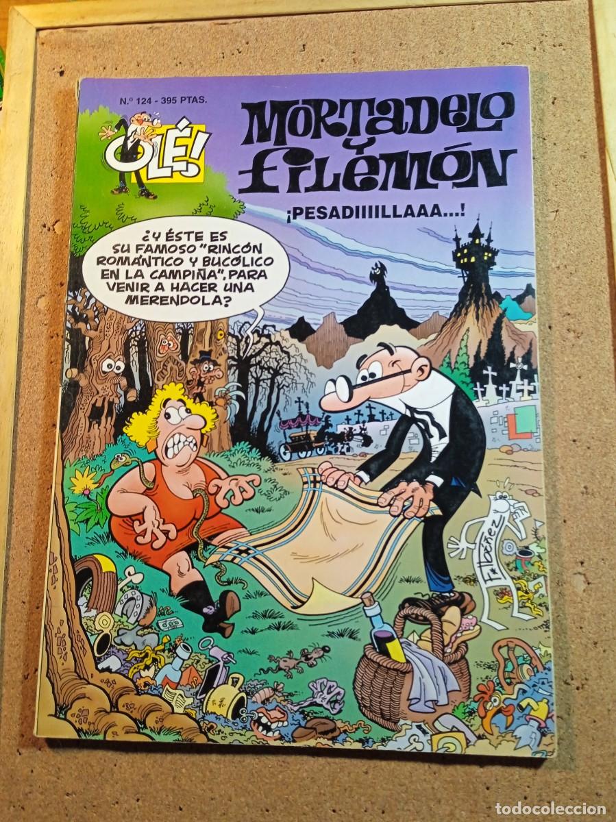 Tebeos: TEBEO DE OLE MORTADELO Y FILEMON EN PESADIIIILLAAA... DEL A&Ntilde;O 1996 N&ordm; 124