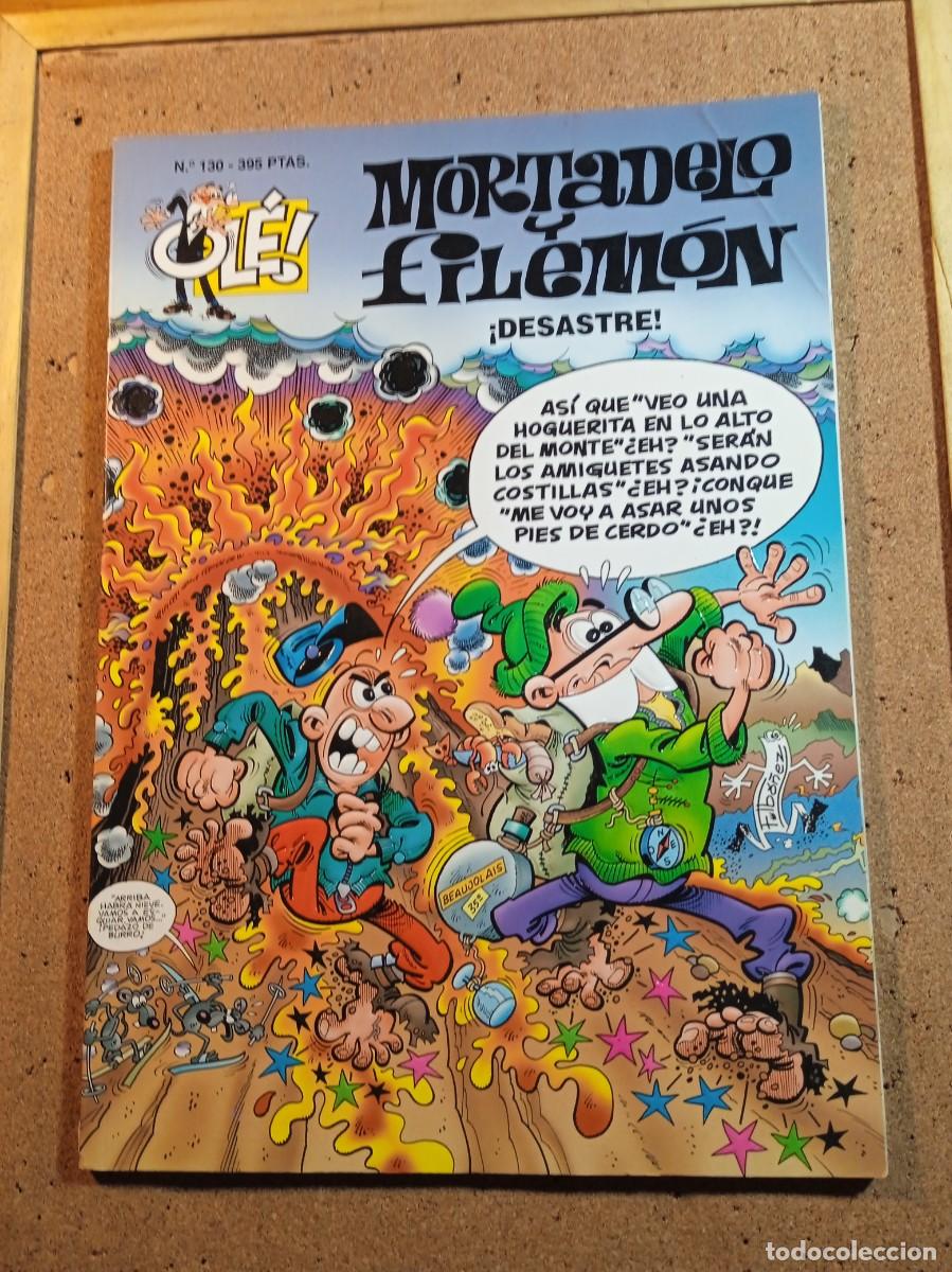 Tebeos: TEBEO DE OLE MORTADELO Y FILEMON EN DESASTRE DEL A&Ntilde;O 1997 N&ordm; 130