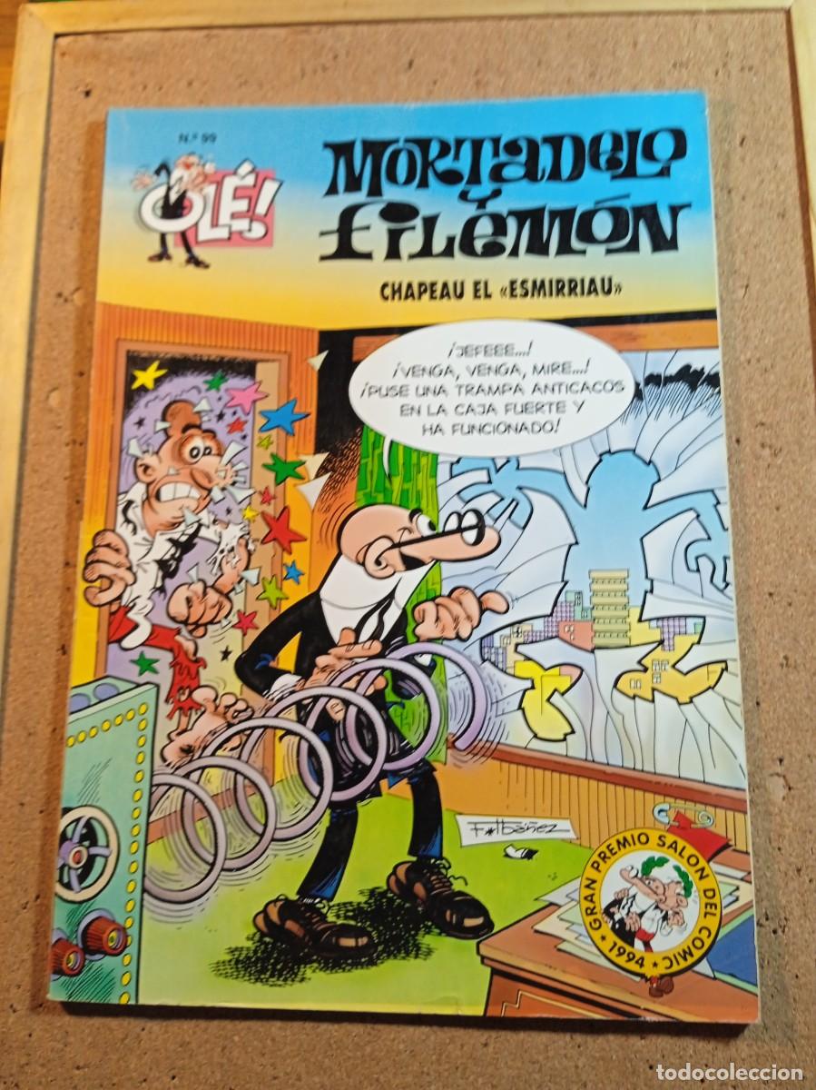 Tebeos: TEBEO DE OLE MORTADELO Y FILEMON EN CHAPEAU EL ESMIRRIAU DEL A&Ntilde;O 1995 N&ordm; 99