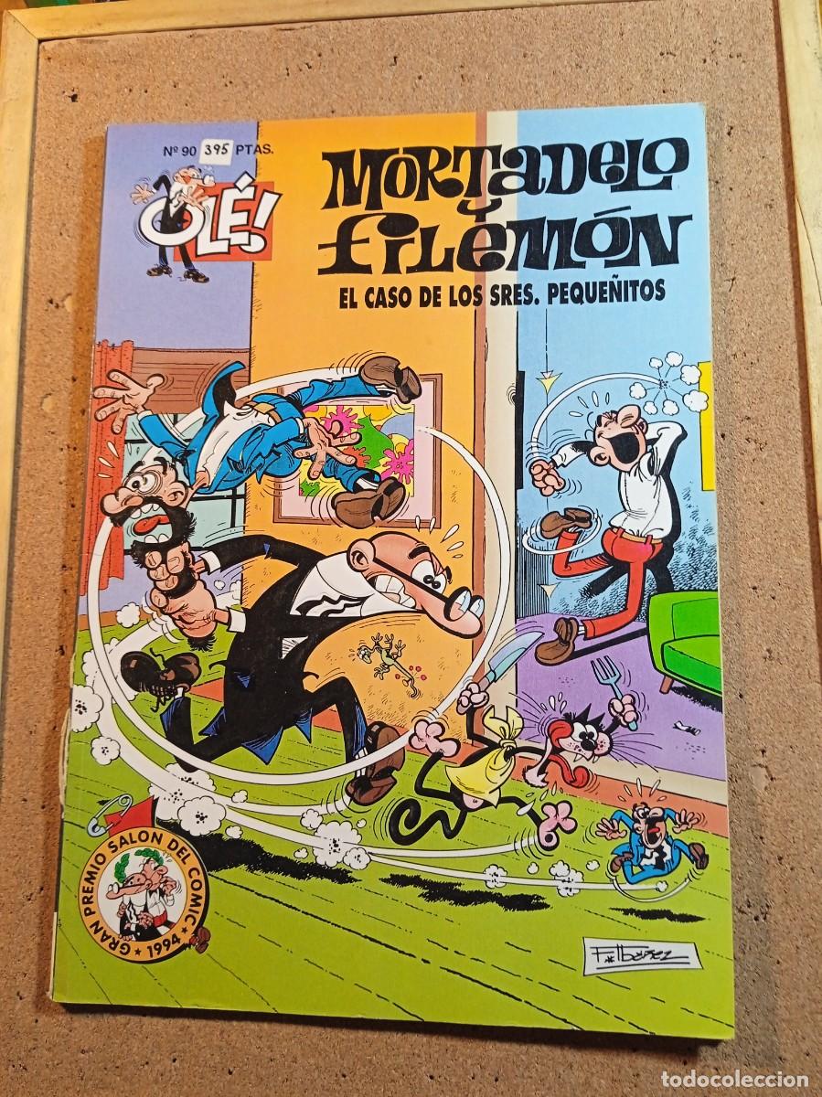 Tebeos: TEBEO DE OLE MORTADELO Y FILEMON EN EL CASO DE LOS SRES. PEQUE&Ntilde;ITOS DEL A&Ntilde;O 1994 N&ordm; 90