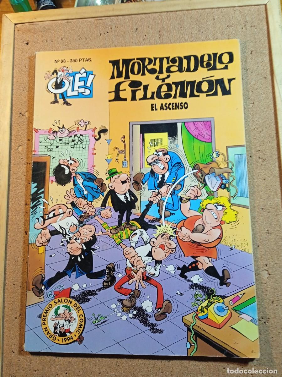 Tebeos: TEBEO DE OLE MORTADELO Y FILEMON EN EL ASCENSO DEL A&Ntilde;O 1994 N&ordm; 88