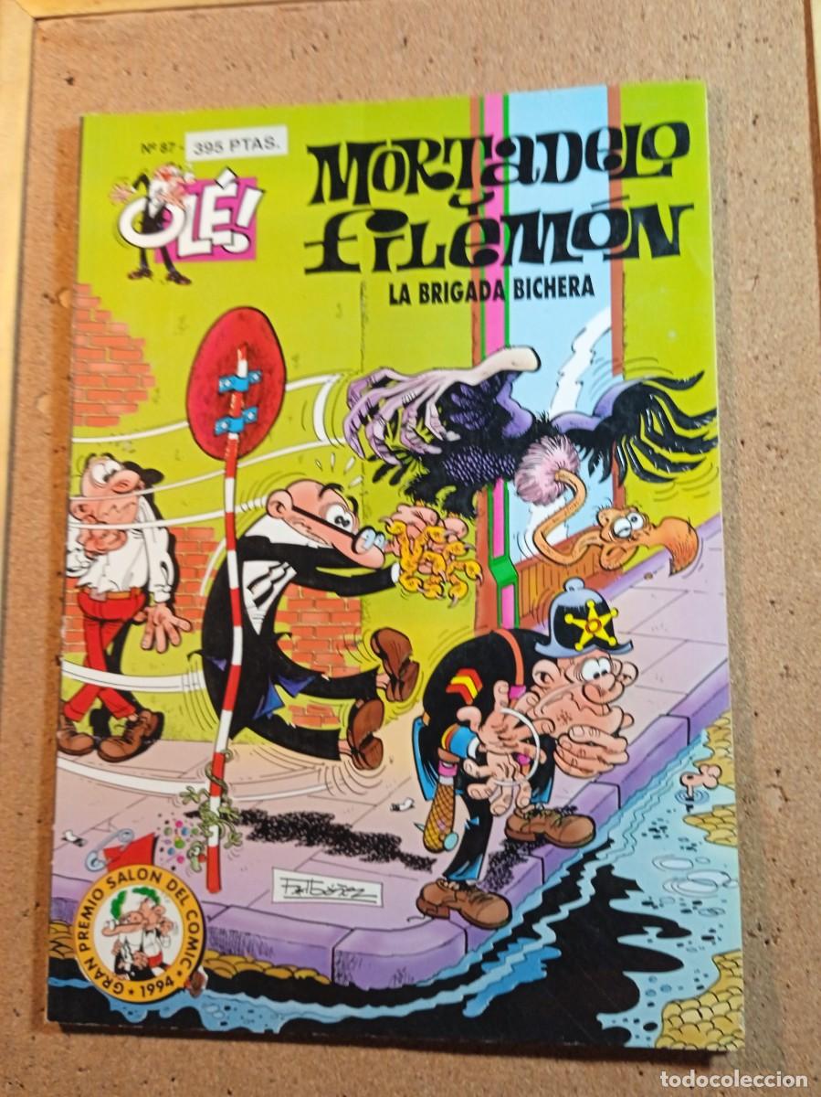 Tebeos: TEBEO DE OLE MORTADELO Y FILEMON EN BRIGADA BICHERA DEL A&Ntilde;O 1994 N&ordm; 87