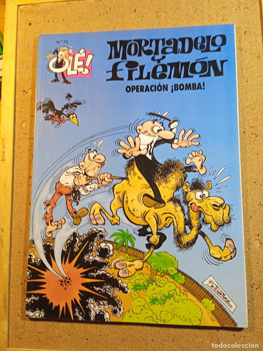 Tebeos: TEBEO DE OLE MORTADELO Y FILEMON EN OPERACION BOMBA DEL A&Ntilde;O 1997 N&ordm; 75