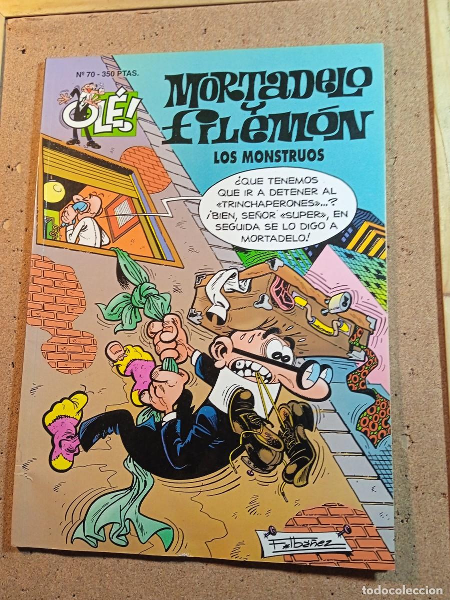 Tebeos: TEBEO DE OLE MORTADELO Y FILEMON EN LOS MONSTRUOS DEL A&Ntilde;O 1994 N&ordm; 70