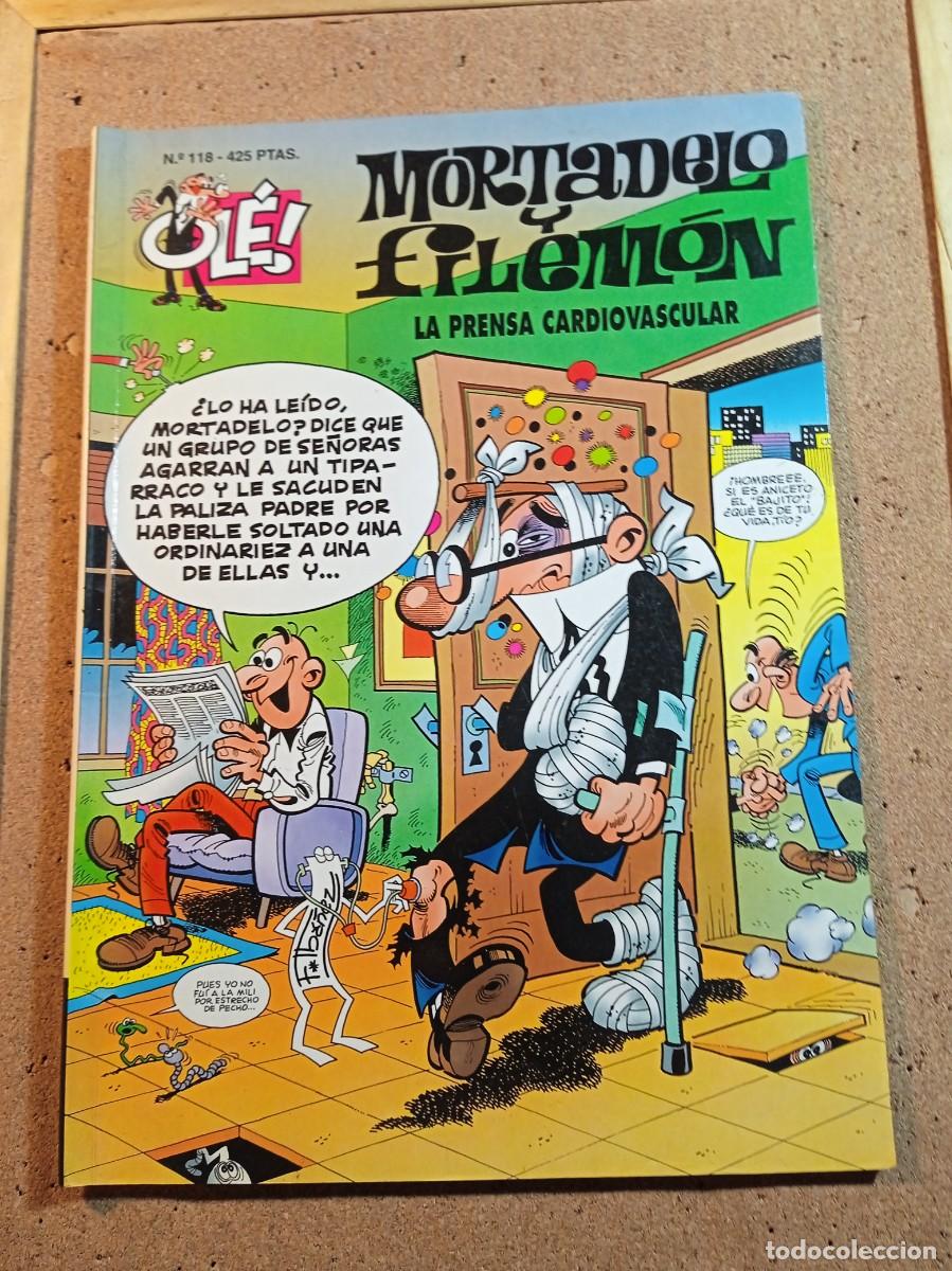 Tebeos: TEBEO DE OLE MORTADELO Y FILEMON EN LA PRENSA CARDIOVASCULAR DEL A&Ntilde;O 2000 N&ordm; 118