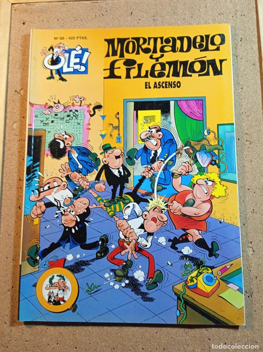 Tebeos: TEBEO DE OLE MORTADELO Y FILEMON EN EL ASCENSO DEL A&Ntilde;O 2000 N&ordm; 88