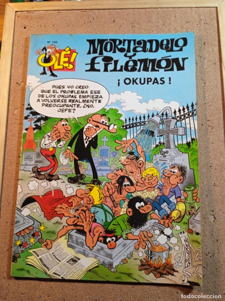 Tebeos: TEBEO DE OLE MORTADELO Y FILEMON EN OKUPAS DEL A&Ntilde;O 2005 N&ordm; 160