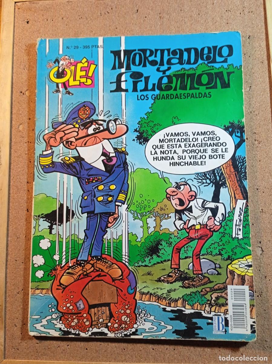 Tebeos: TEBEO DE OLE MORTADELO Y FILEMON EN LOS GUARDAESPALDAS DEL A&Ntilde;O 1993 N&ordm; 29