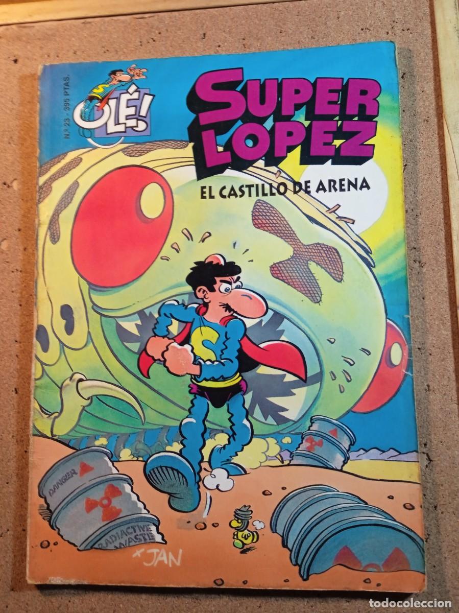 Tebeos: TEBEO DE OLE SUPER LOPEZ EN EL CASTILLO DE ARENA DEL A&Ntilde;O 1995 N&ordm; 23