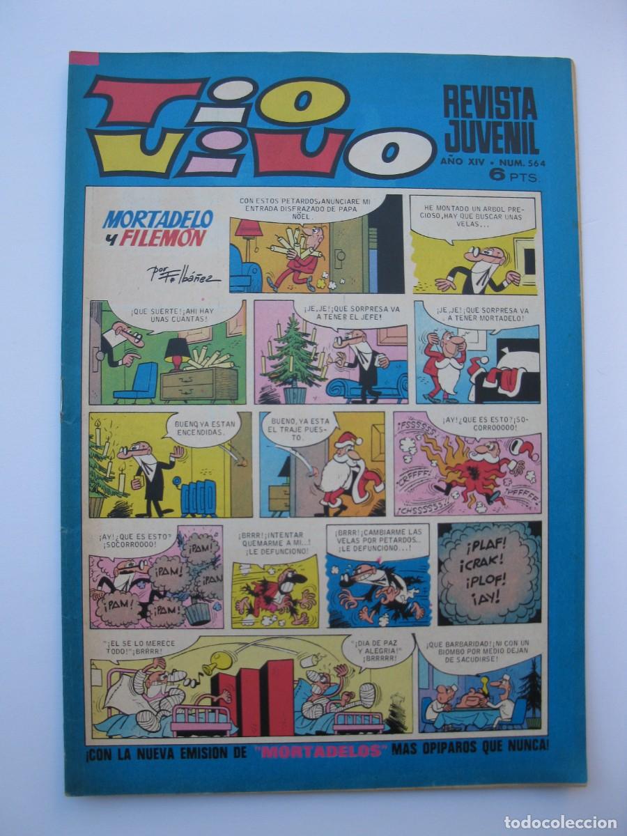 Tebeos: TIO VIVO - AÑO XIV - Nº 564 - EDITORIAL BRUGUERA - AÑO 1971.