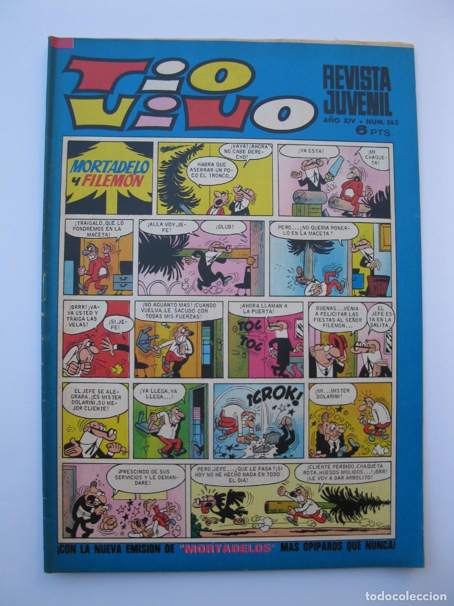 Tebeos: TIO VIVO - A&Ntilde;O XIV - N&ordm; 563 - EDITORIAL BRUGUERA - A&Ntilde;O 1971.