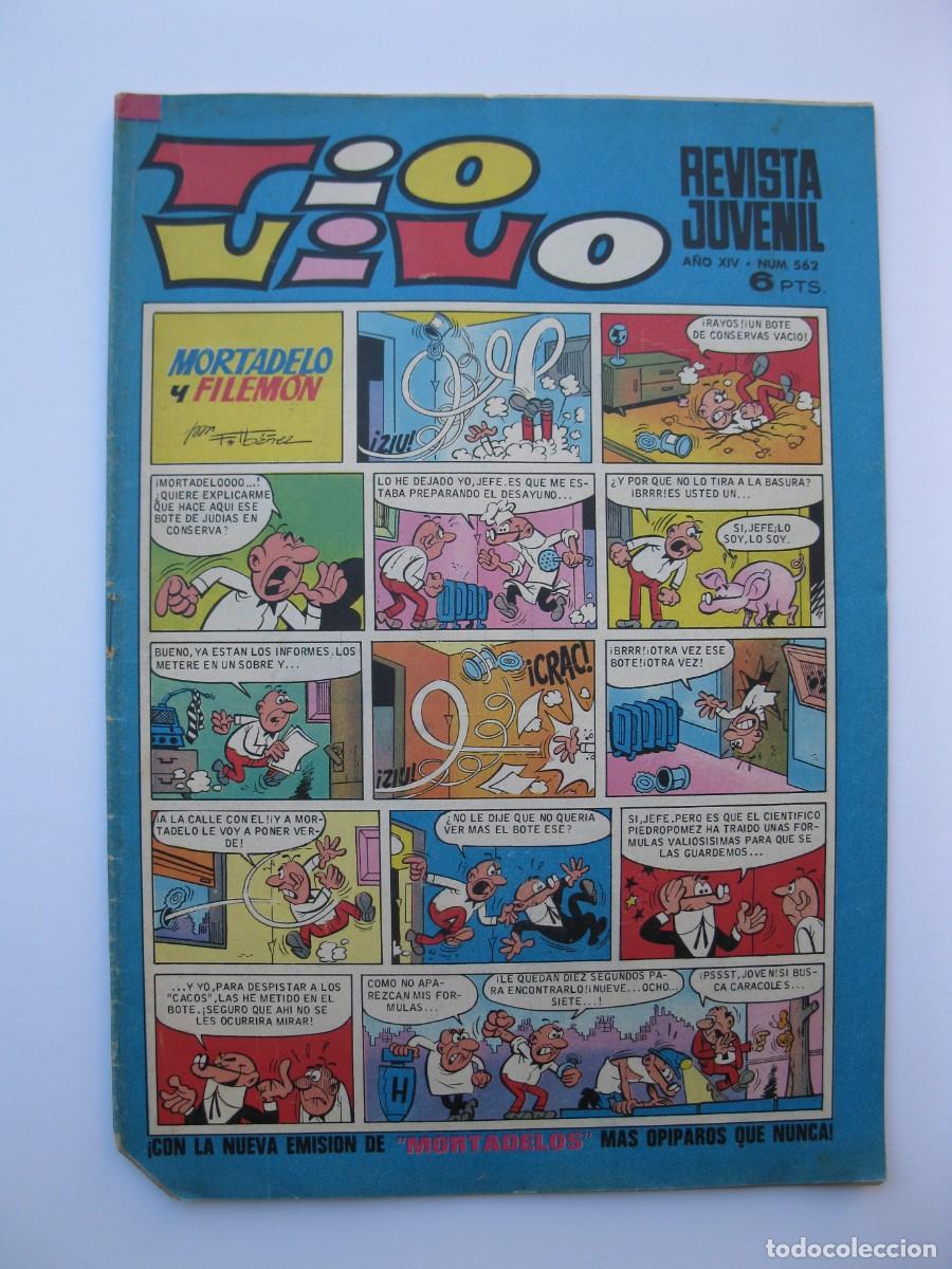 Tebeos: TIO VIVO - A&Ntilde;O XIV - N&ordm; 562 - EDITORIAL BRUGUERA - A&Ntilde;O 1971.