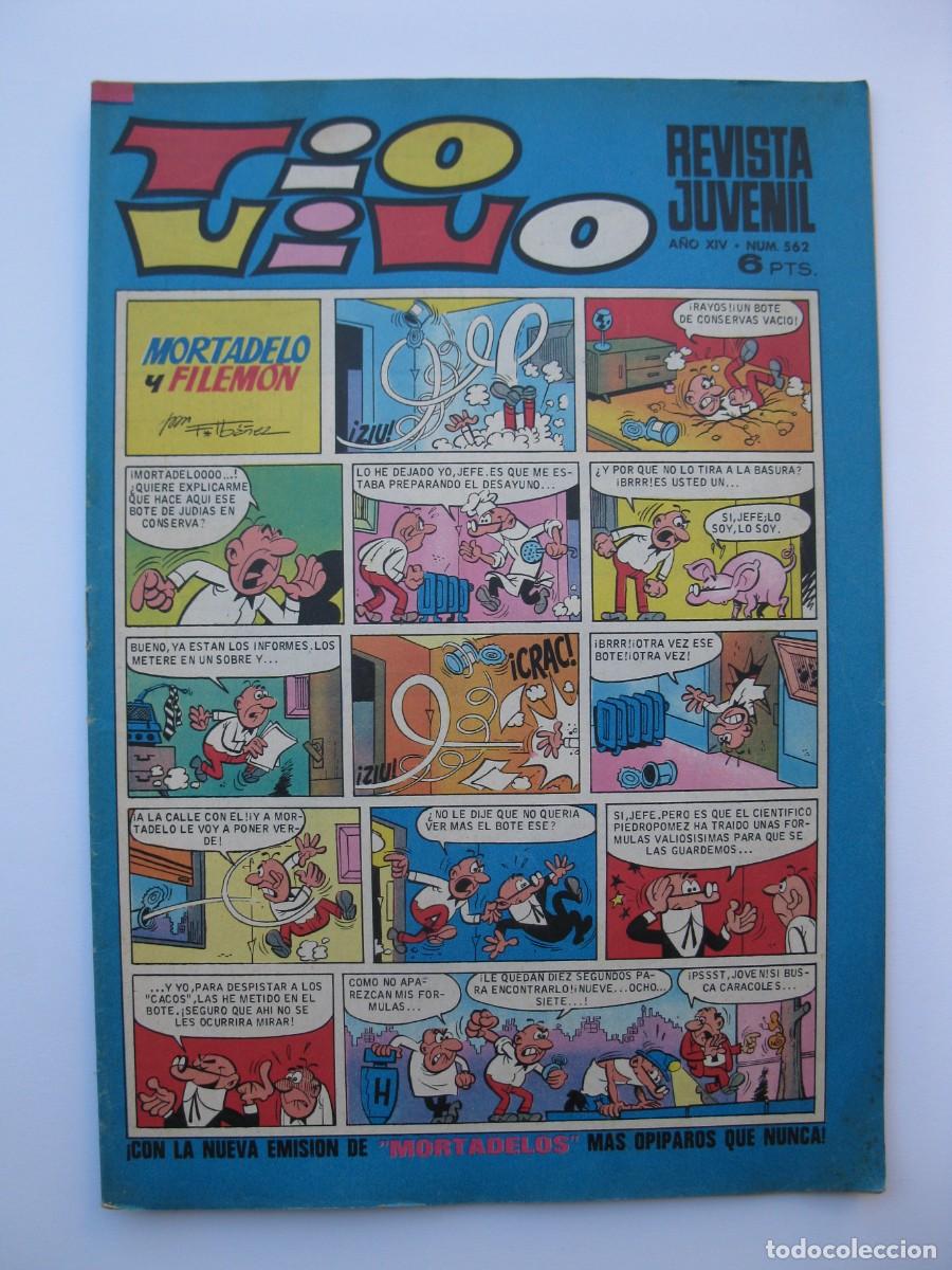 Tebeos: TIO VIVO - A&Ntilde;O XIV - N&ordm; 562 - EDITORIAL BRUGUERA - A&Ntilde;O 1971.