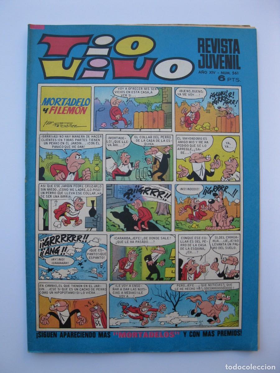 Tebeos: TIO VIVO - A&Ntilde;O XIV - N&ordm; 561 - EDITORIAL BRUGUERA - A&Ntilde;O 1971.