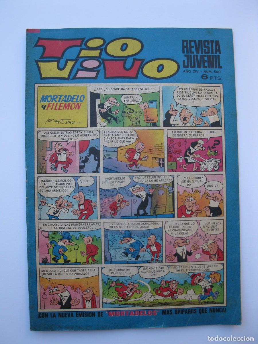 Tebeos: TIO VIVO - A&Ntilde;O XIV - N&ordm; 560 - EDITORIAL BRUGUERA - A&Ntilde;O 1971.