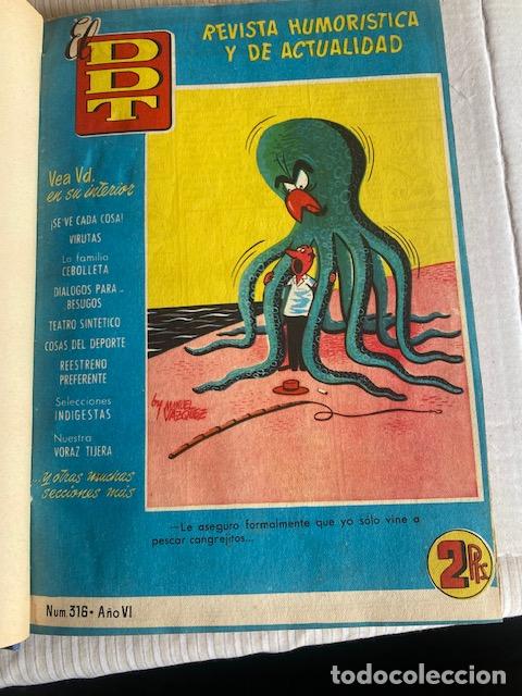 Tebeos: DDT. Revista Humoristica y de Actualidad. 1957-58. 37 numeros encuadernados