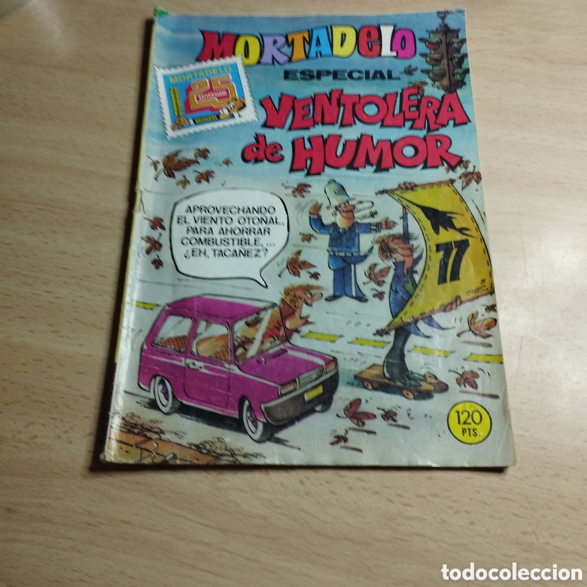 Tebeos: Mortadelo especial &rdquo;Ventolera de Humor&rdquo; n⁰166 .1983. Mortadelo 25 aniversario Bruguera.