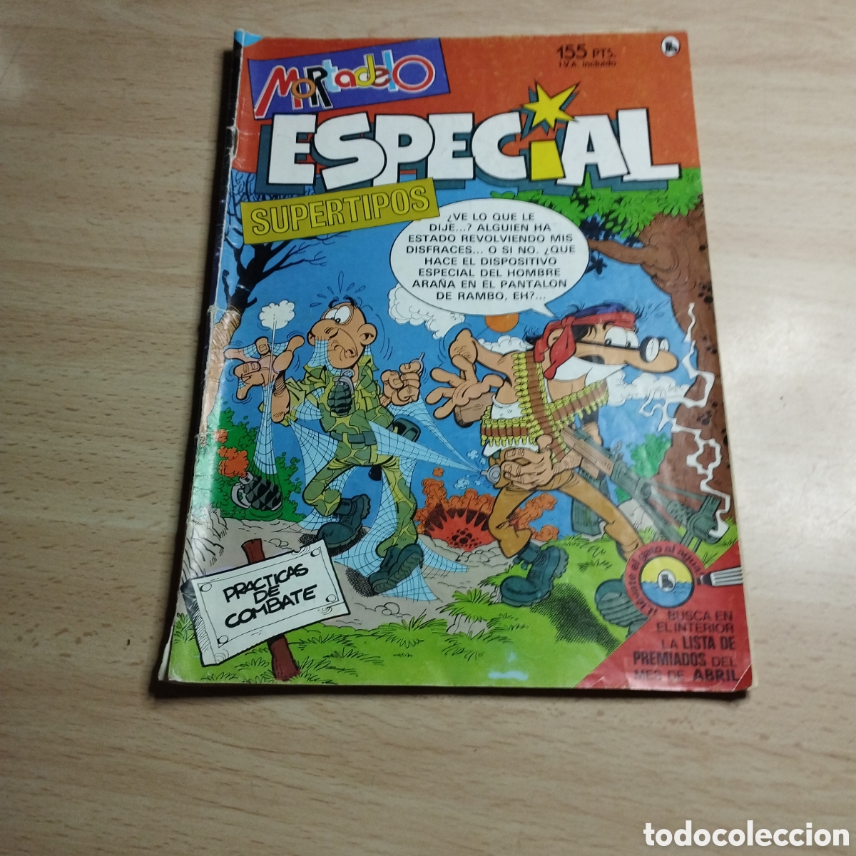 Tebeos: Mortadelo especial. Supertipos. N⁰210. 1986. Bruguera.