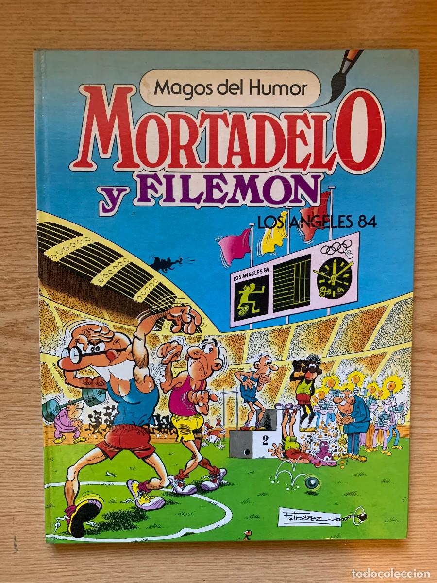 Tebeos: Mortadelo y Filem&oacute;n Magos del Humor n&ordm; 4: Los &Aacute;ngeles 84 - 1&ordf; Edici&oacute;n 1984 - D3 Muy Buen Estado