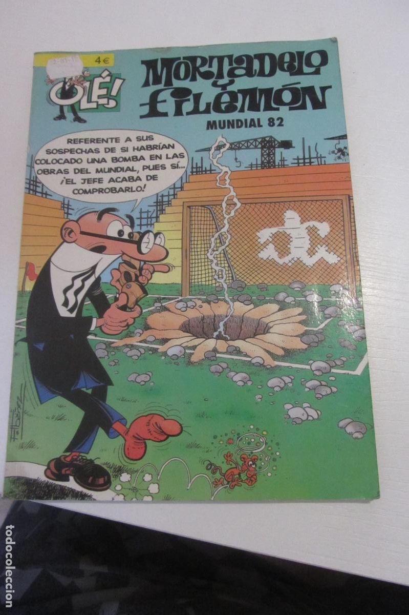 Tebeos: OL&Eacute; N&ordm; 62 - MORTADELO Y FILEM&Oacute;N MUNDIAL 82 - F. Ib&aacute;&ntilde;ez EDICIONES B arx182