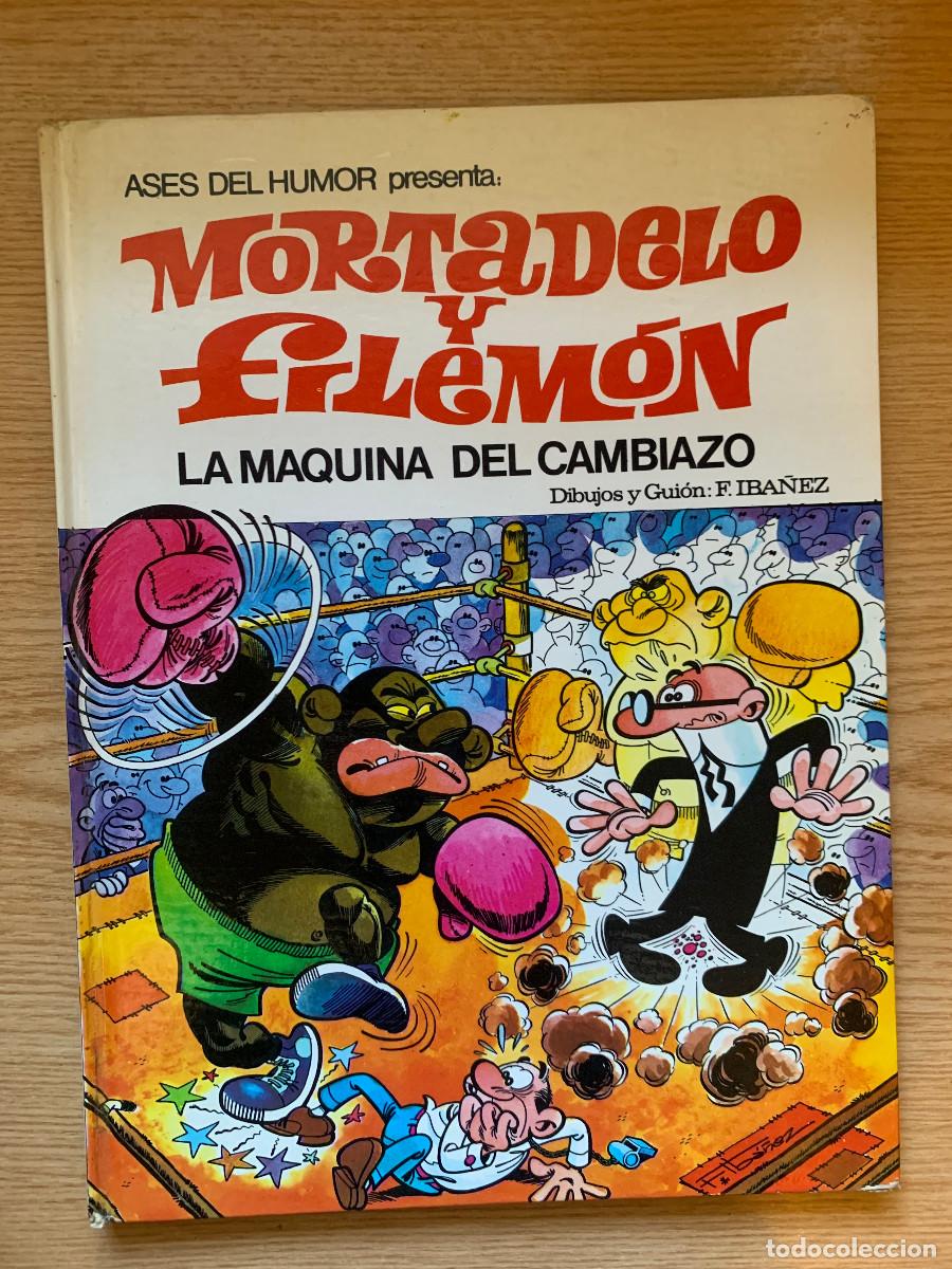 Tebeos: Mortadelo y Filem&oacute;n Ases del Humor n&ordm; 9: La M&aacute;qiuna del Cambiazo - Muy Buen Estado
