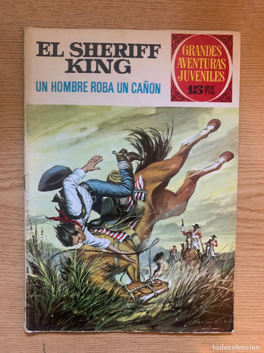 Tebeos: Grandes Aventuras Juveniles n&ordm; 34 El Sherrif King: Un Hombre Roba un Ca&ntilde;&oacute;n