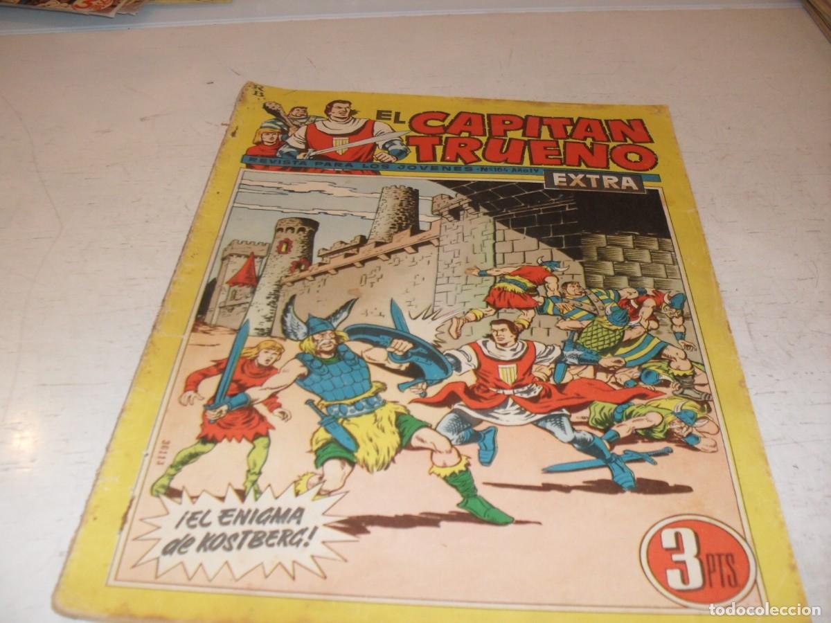 Tebeos: EL CAPITAN TRUENO EXTRA N&ordm; 164,CON LA FAMILIA TRAPISONDA EN CONTRAPORTADA,DE 427,BRUGUERA,1960