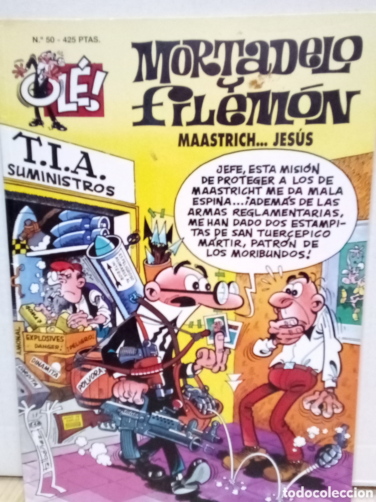 BDs: Mortadelo y Filem&oacute;n, N&deg;50. Maastricht... Jes&uacute;s