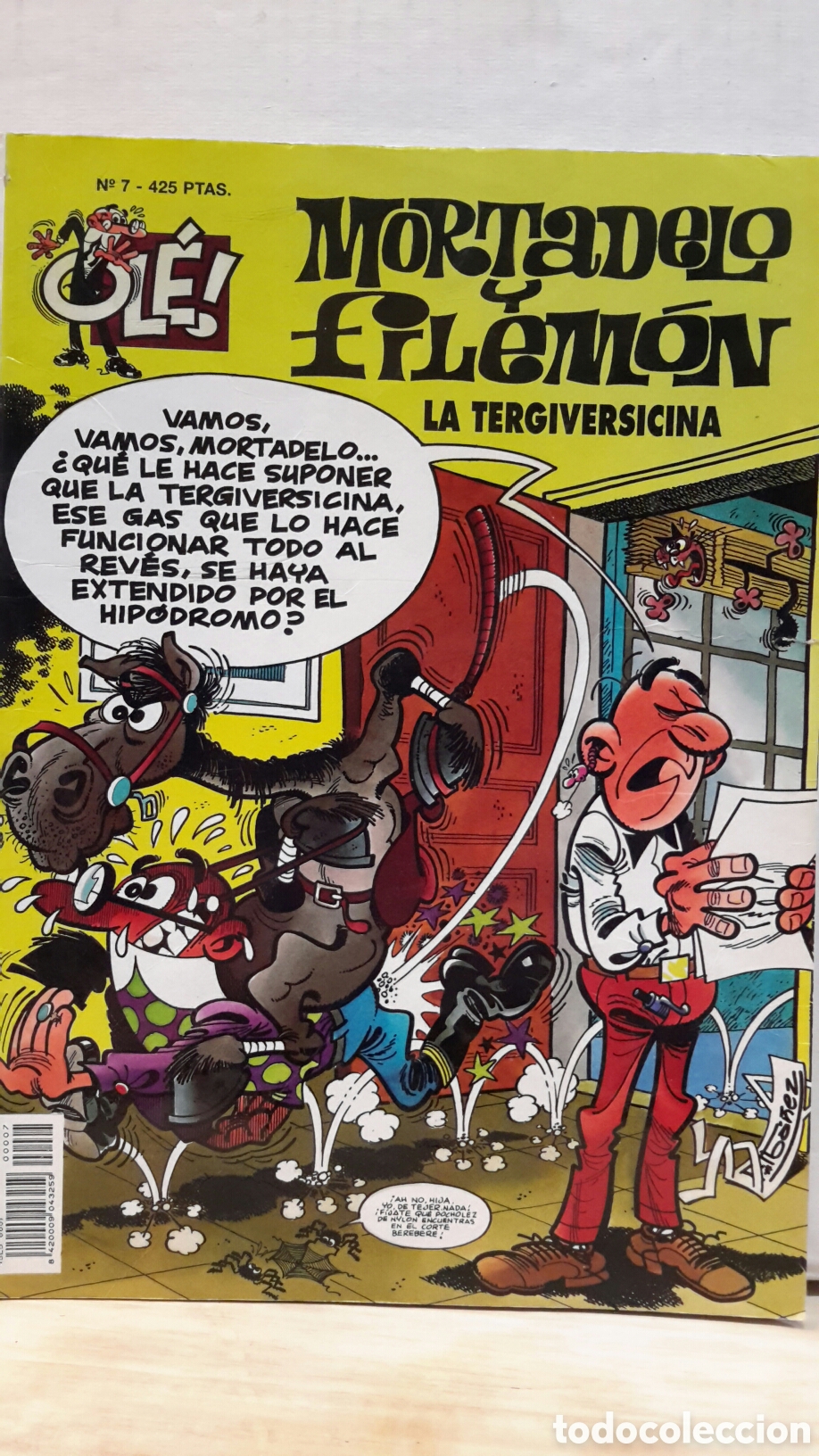 Tebeos: Mortadelo y Filem&oacute;n, N&deg;7. La tergiversicina