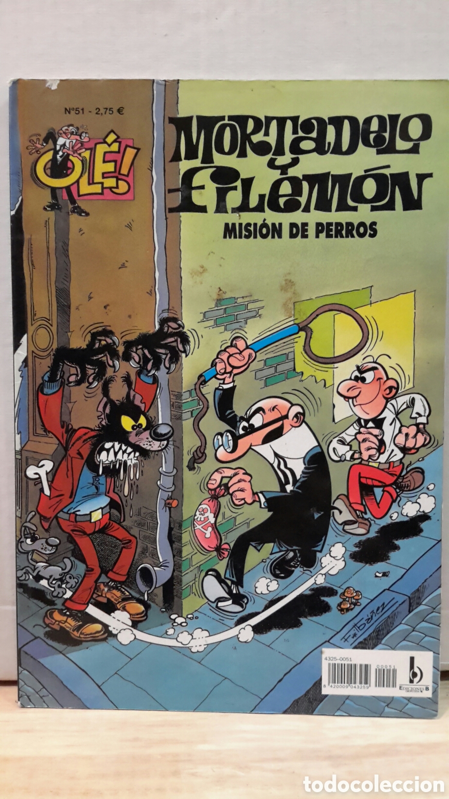 Tebeos: Mortadelo y Filem&oacute;n, N&deg;51. Misi&oacute;n de perros
