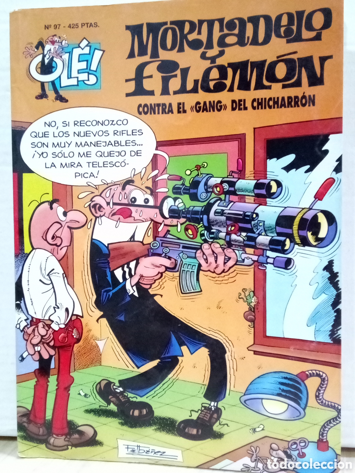 Livros de Banda Desenhada: Mortadelo y Filem&oacute;n, N&deg; 97. Contra el &laquo;gang&raquo; del chicharr&oacute;n