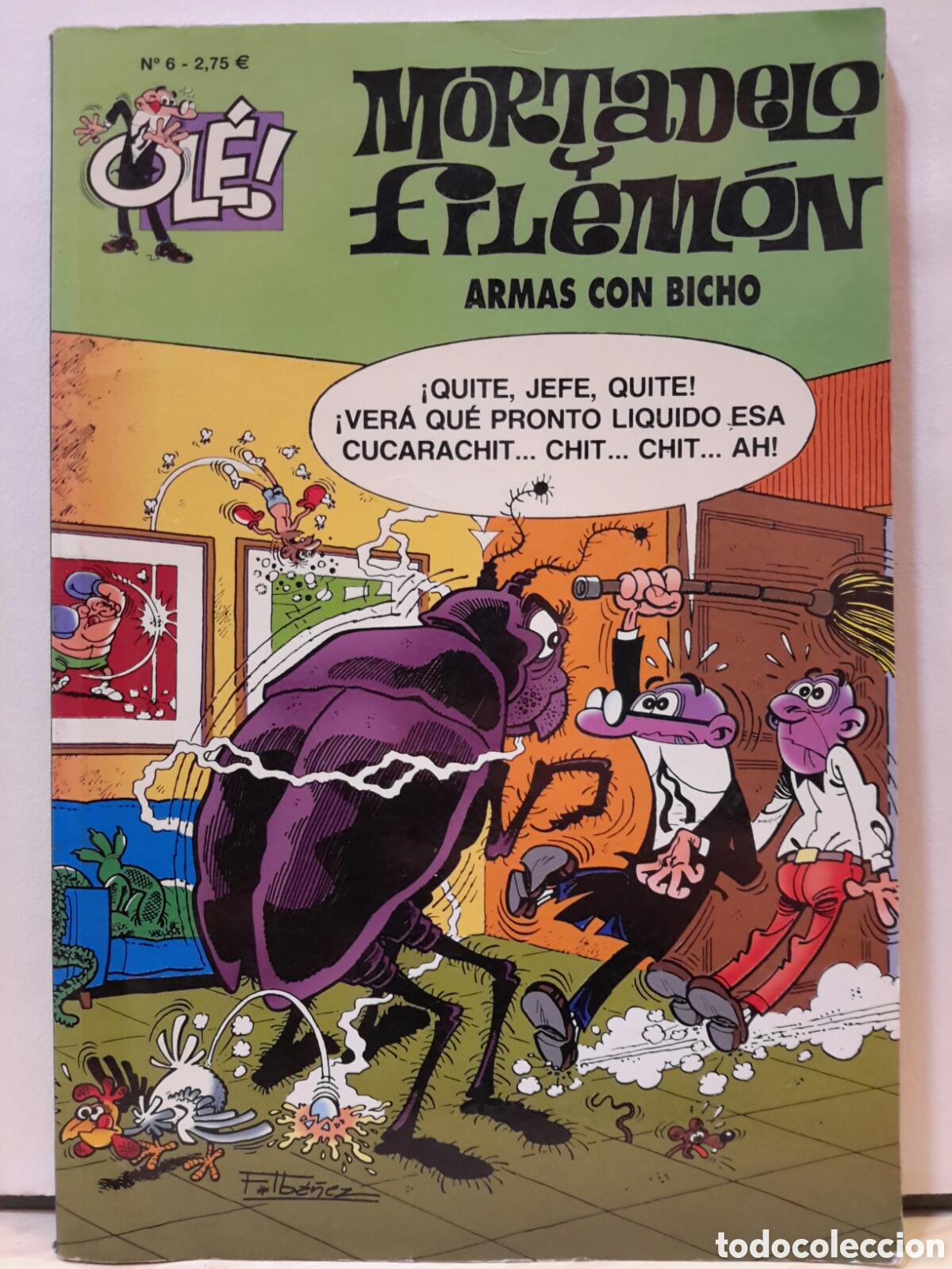 BDs: Mortadelo y Filem&oacute;n, N&deg;6. Armas con bicho
