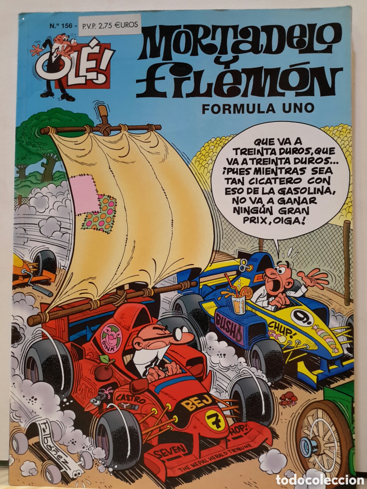 Livros de Banda Desenhada: Mortadelo y Filem&oacute;n, N&deg;156. Formula uno