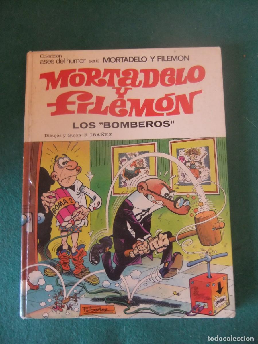 Tebeos: COLECCION ASES DEL HUMOR SERIE MORTADELO Y FILEMON N&ordm;37 LOS BOMBEROS BRUGUERA MUY DIFICIL