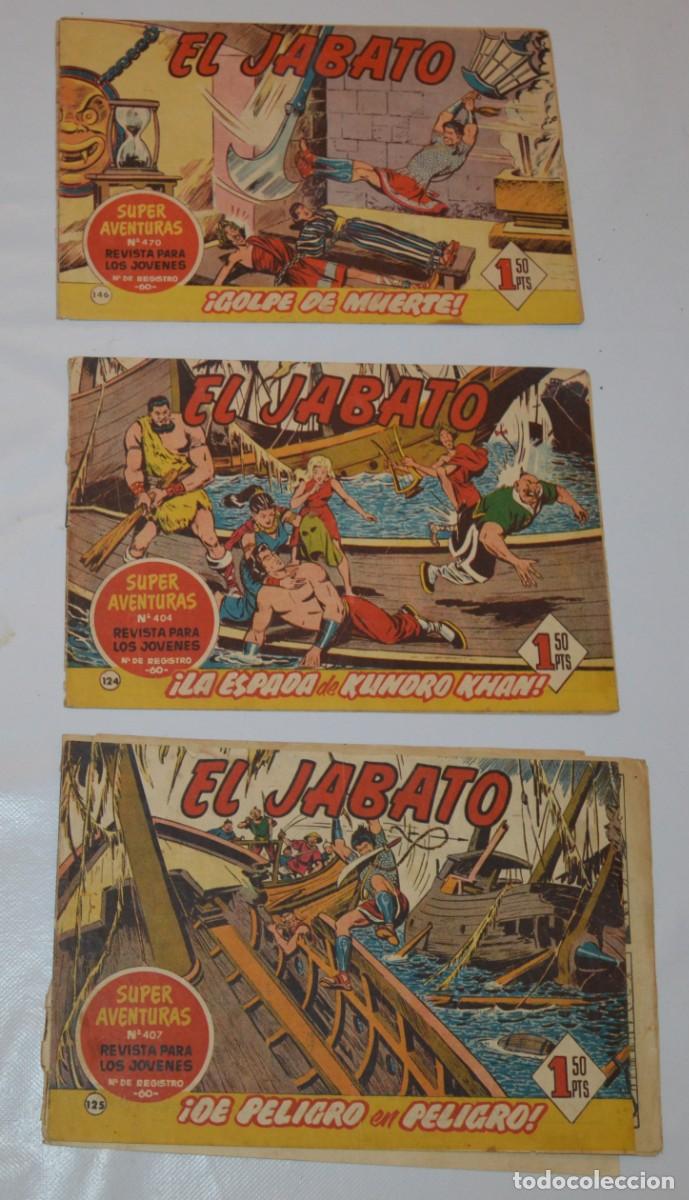 Tebeos: JABATO - LOTE DE 3 EJEMPLARES ORIGINALES - 124, 125 Y 146