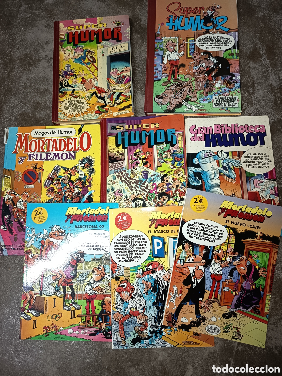 Tebeos: Lote de 8 comics de Super Humor de Mortadelo y Filem&oacute;n,