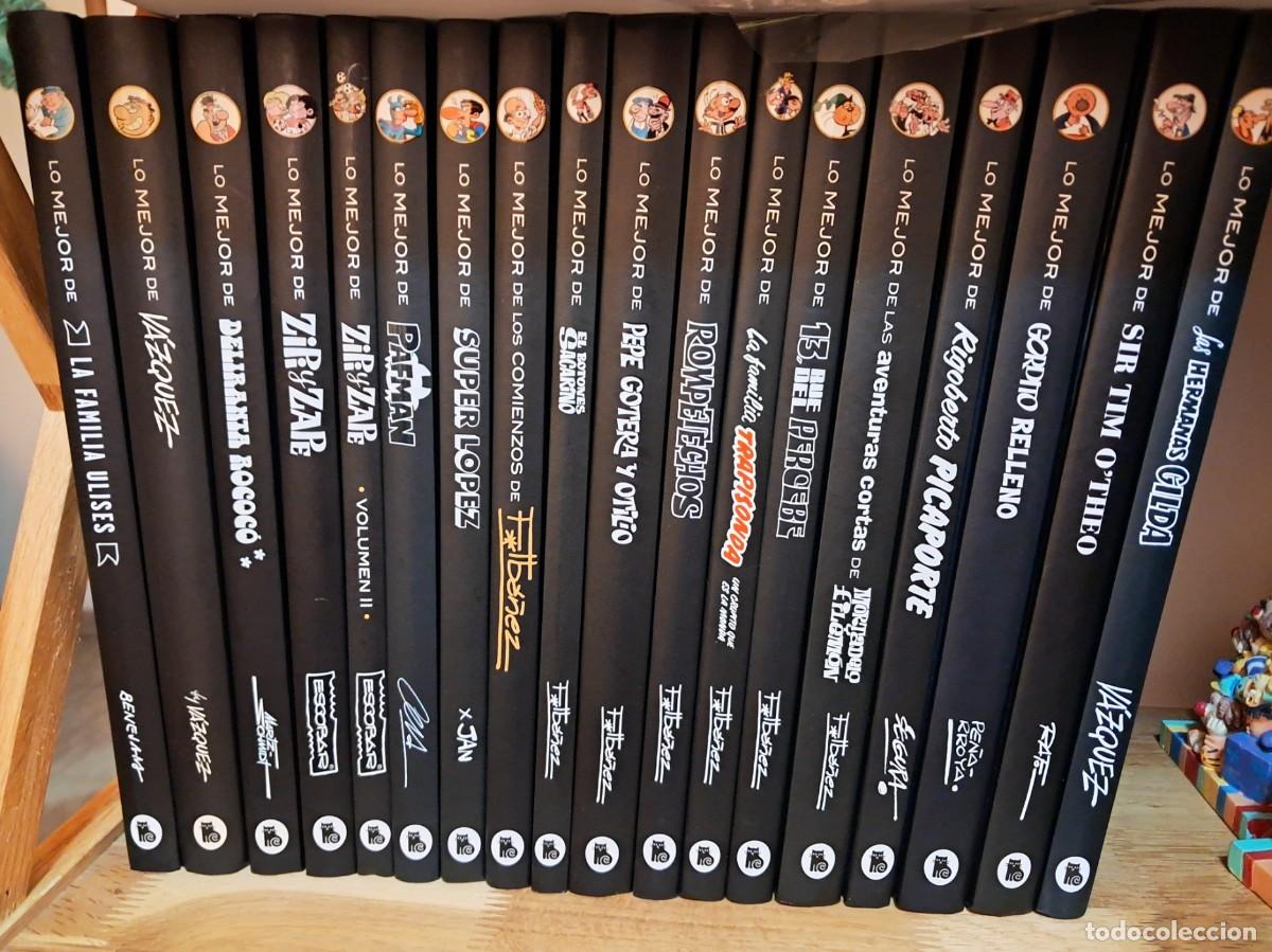 Tebeos: COLECCI&Oacute;N &rdquo;LO MEJOR DE...&rdquo; DIECIOCHO TOMOS CON MUCHOS DE LOS MEJORES PERSONAJES DE BRUGUERA