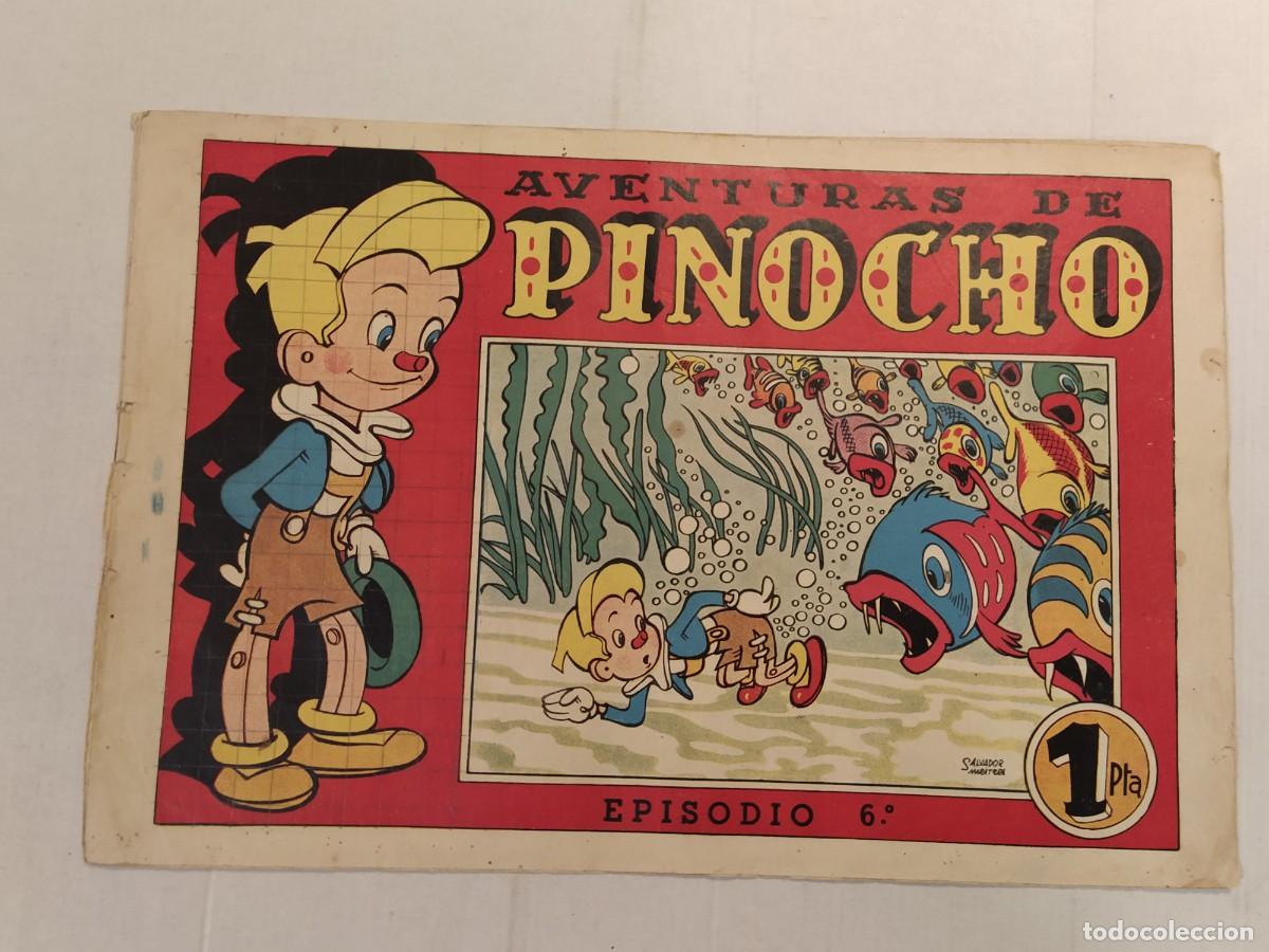Giornalini: AVENTURAS DE PINOCHO - SALVADOR MESTRES - EPISODIO 6 - EDITORIAL BRUGUERA - COMIC ANTIGUO ORIGINAL
