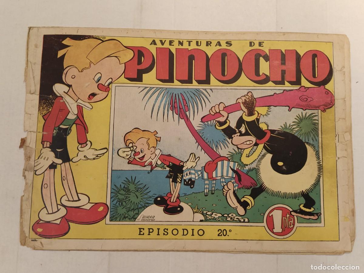 Tebeos: AVENTURAS DE PINOCHO - SALVADOR MESTRES - EPISODIO 20 - EDITORIAL BRUGUERA - COMIC ANTIGUO ORIGINAL